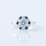 Heart & Arrows Round Cut Lab Grown Classic Brilliant Cut Bridal Ring