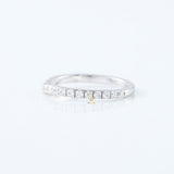 Round Cut Lab Grown Diamond Matching Curved Wedding Ring