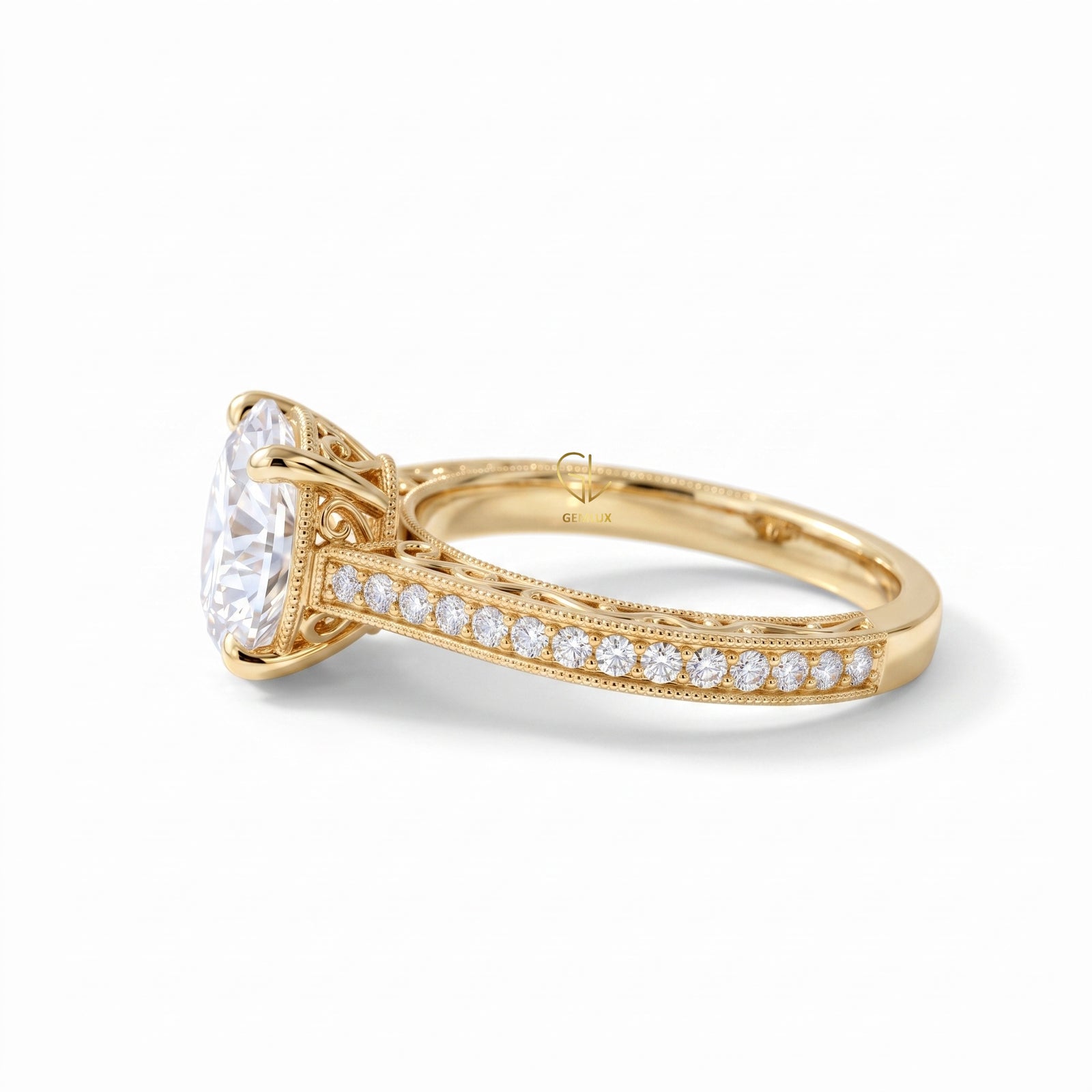Round Hearts & Arrows Lab Grown Diamond 