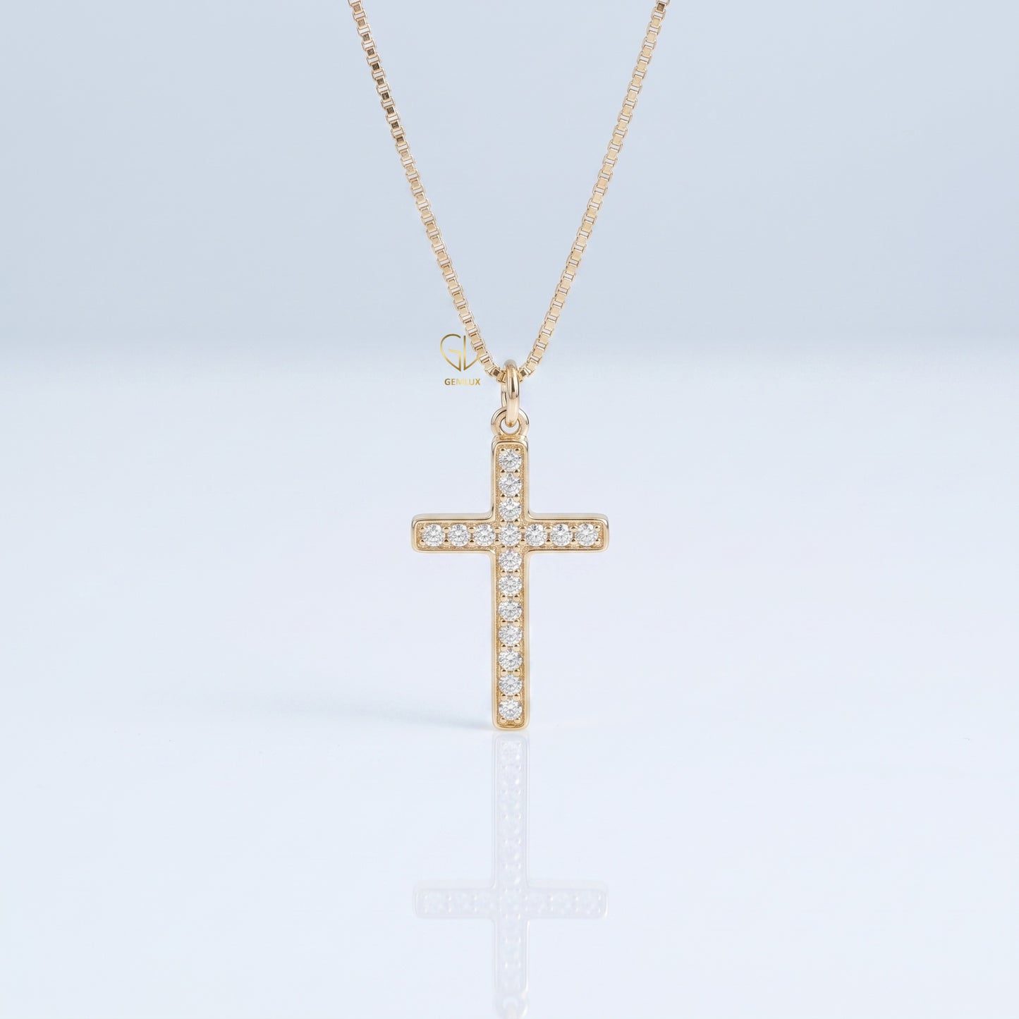 Diamond Cross Pendant Necklace