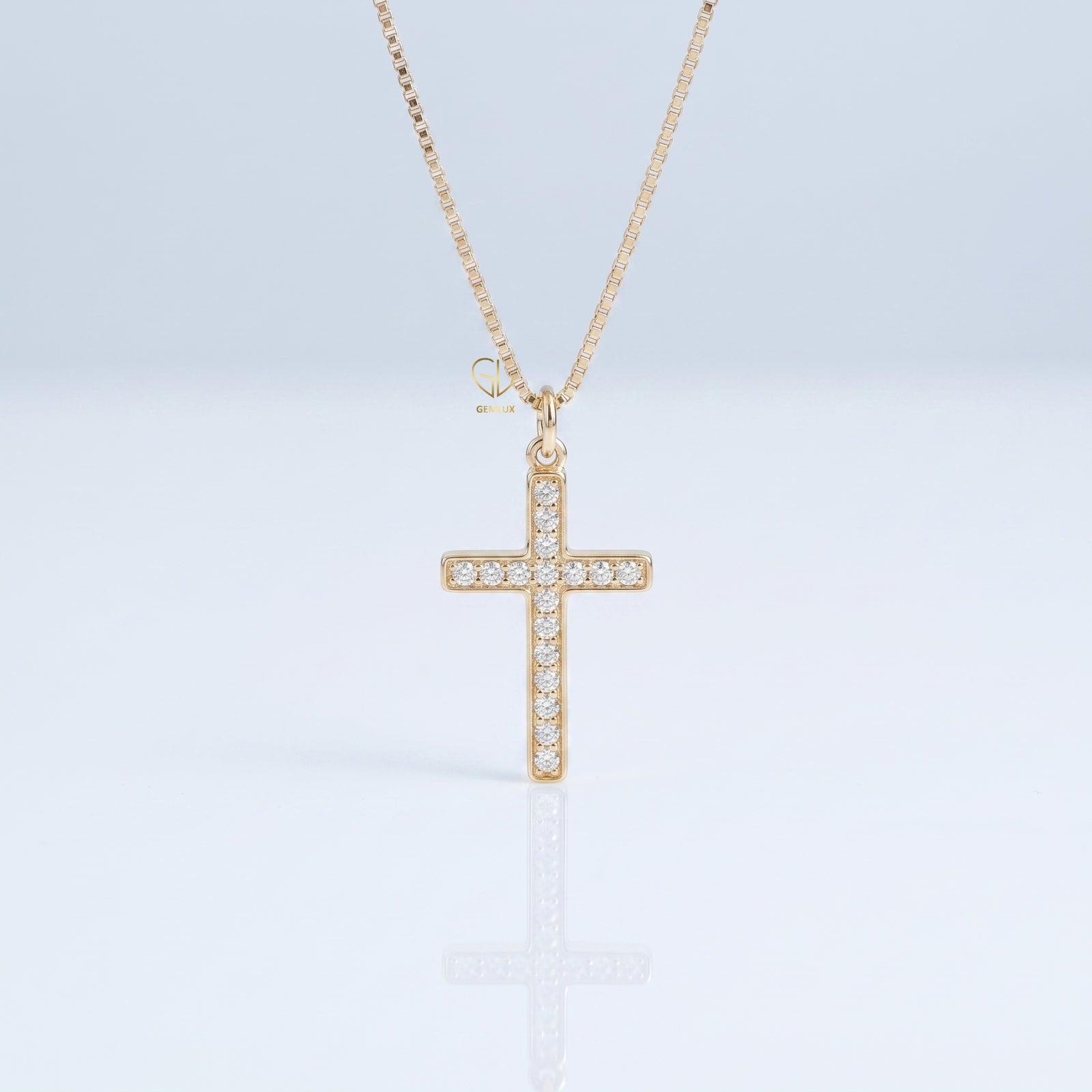 Diamond Cross Pendant Necklace