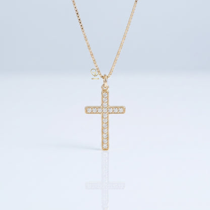 Diamond Cross Pendant Necklace