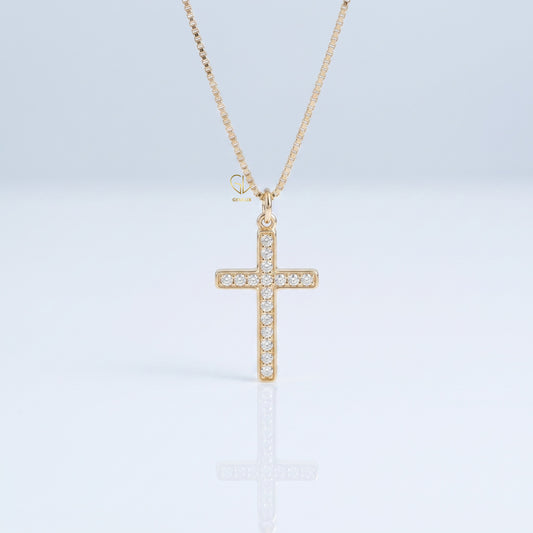 Diamond Cross Pendant Necklace