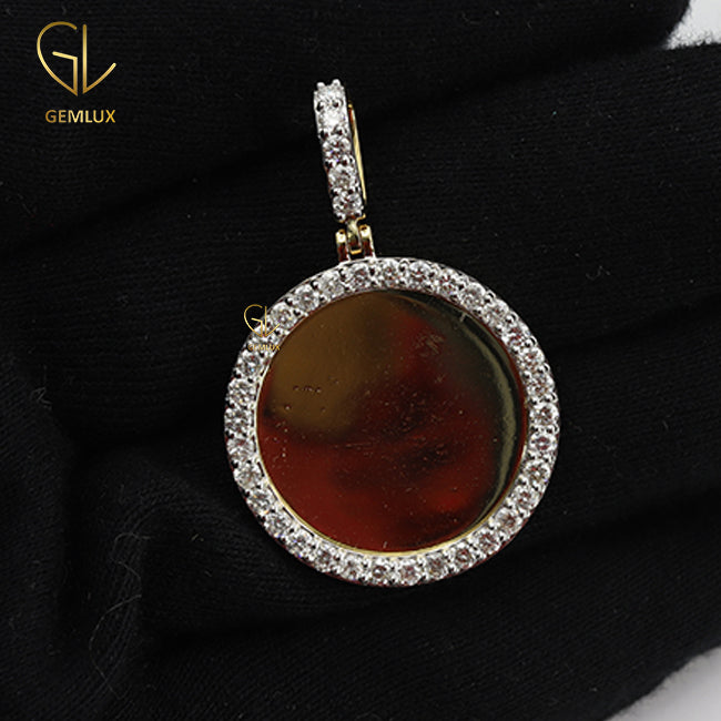 Gold Plated Photo Memory Unisex Pendant For Gift