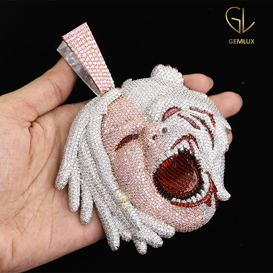 Tee Grizzley Half Men Half Beast Diamond HipHop Pendant