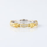 Vintage Art Deco Lab Grown Filigree Wedding Band