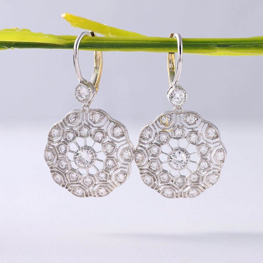 Vintage Inspired Antique 1920's Earrings