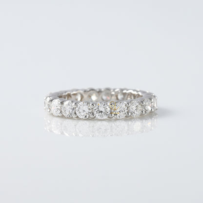 Round Cut Moissanite Eternity Wedding Band eternity ring eternity band ring​ eternity rings​ eternity rings for women wedding band​s diamond wedding bands​ moissanite bands