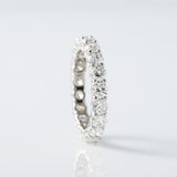Round Cut Moissanite Eternity Wedding Band eternity ring eternity band ring​ eternity rings​ eternity rings for women wedding band​s diamond wedding bands​ moissanite bands