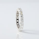 Round Cut Moissanite Eternity Wedding Band eternity ring eternity band ring​ eternity rings​ eternity rings for women wedding band​s diamond wedding bands​ moissanite bands