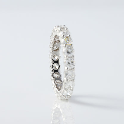 Round Cut Moissanite Eternity Wedding Band eternity ring eternity band ring​ eternity rings​ eternity rings for women wedding band​s diamond wedding bands​ moissanite bands
