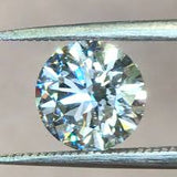 IGI certified 2.04 carat round-cut lab-grown diamond, VS1 clarity, E color, ideal cut, Gemlux Solitaire Collection