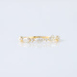 Alternative Stone Lab Grown Diamond Matching Eternity Band
