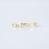 Alternative Stone Lab Grown Diamond Matching Eternity Band