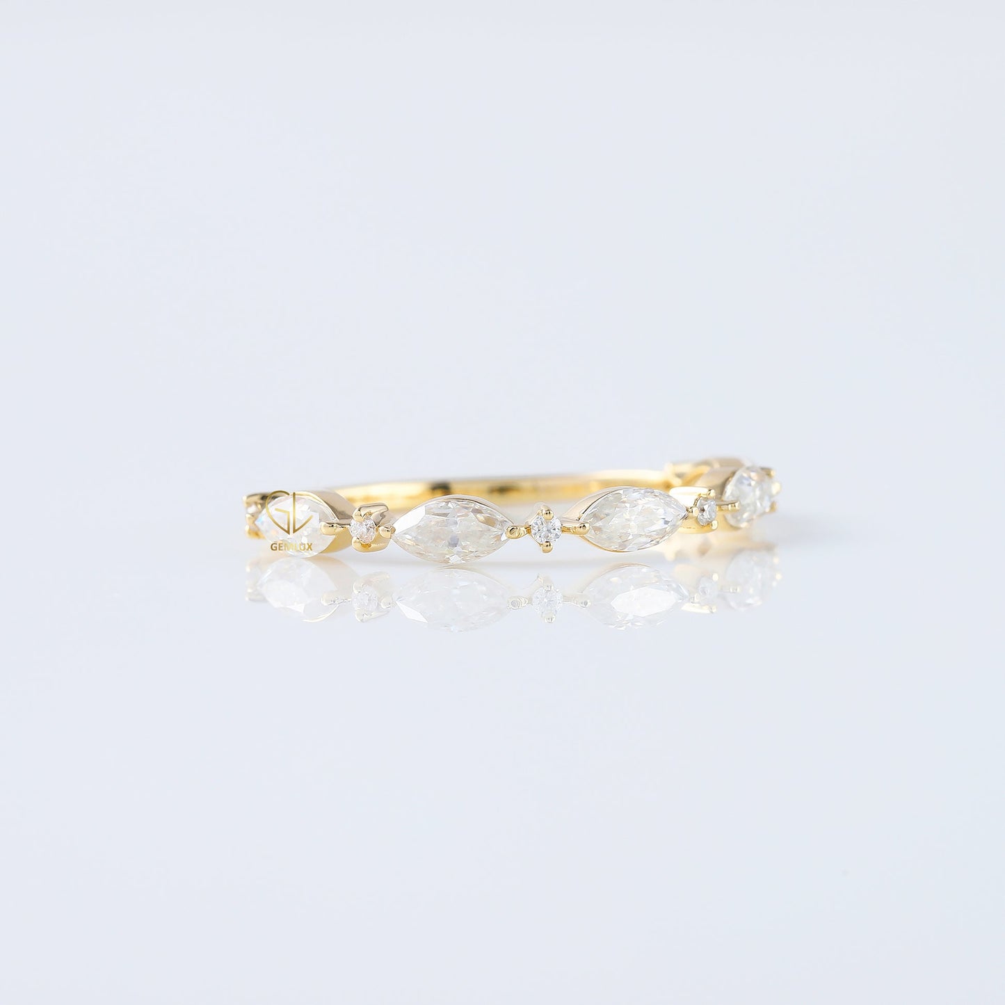 Special Ring for Mackenzie Kranstuber Alternative Stone Lab Grown Diamond Matching Eternity Band