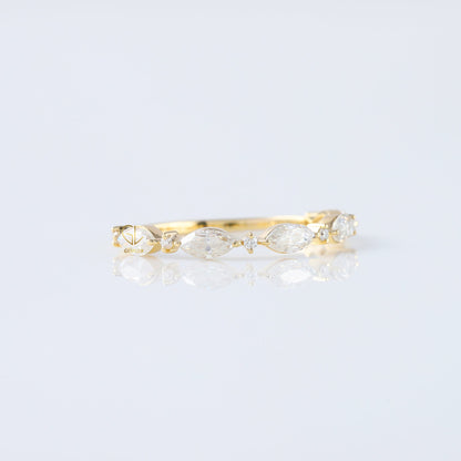 Special Ring for Mackenzie Kranstuber Alternative Stone Lab Grown Diamond Matching Eternity Band