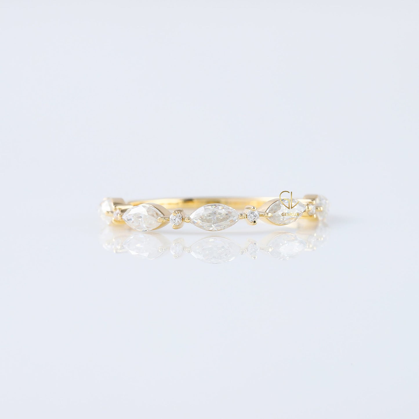 Special Ring for Mackenzie Kranstuber Alternative Stone Lab Grown Diamond Matching Eternity Band