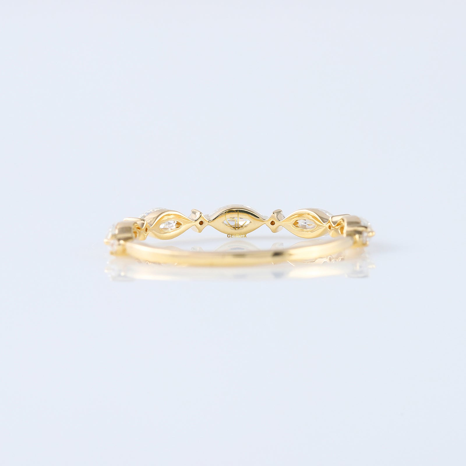 Alternative Stone Lab Grown Diamond Matching Eternity Band