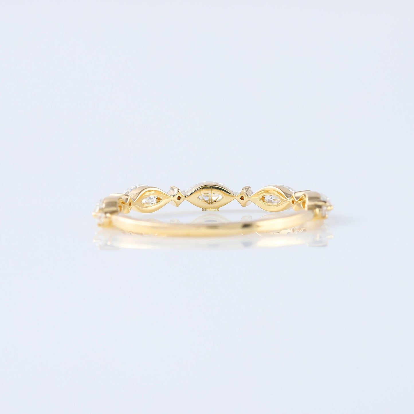 Special Ring for Mackenzie Kranstuber Alternative Stone Lab Grown Diamond Matching Eternity Band
