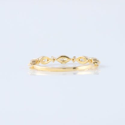 Special Ring for Mackenzie Kranstuber Alternative Stone Lab Grown Diamond Matching Eternity Band