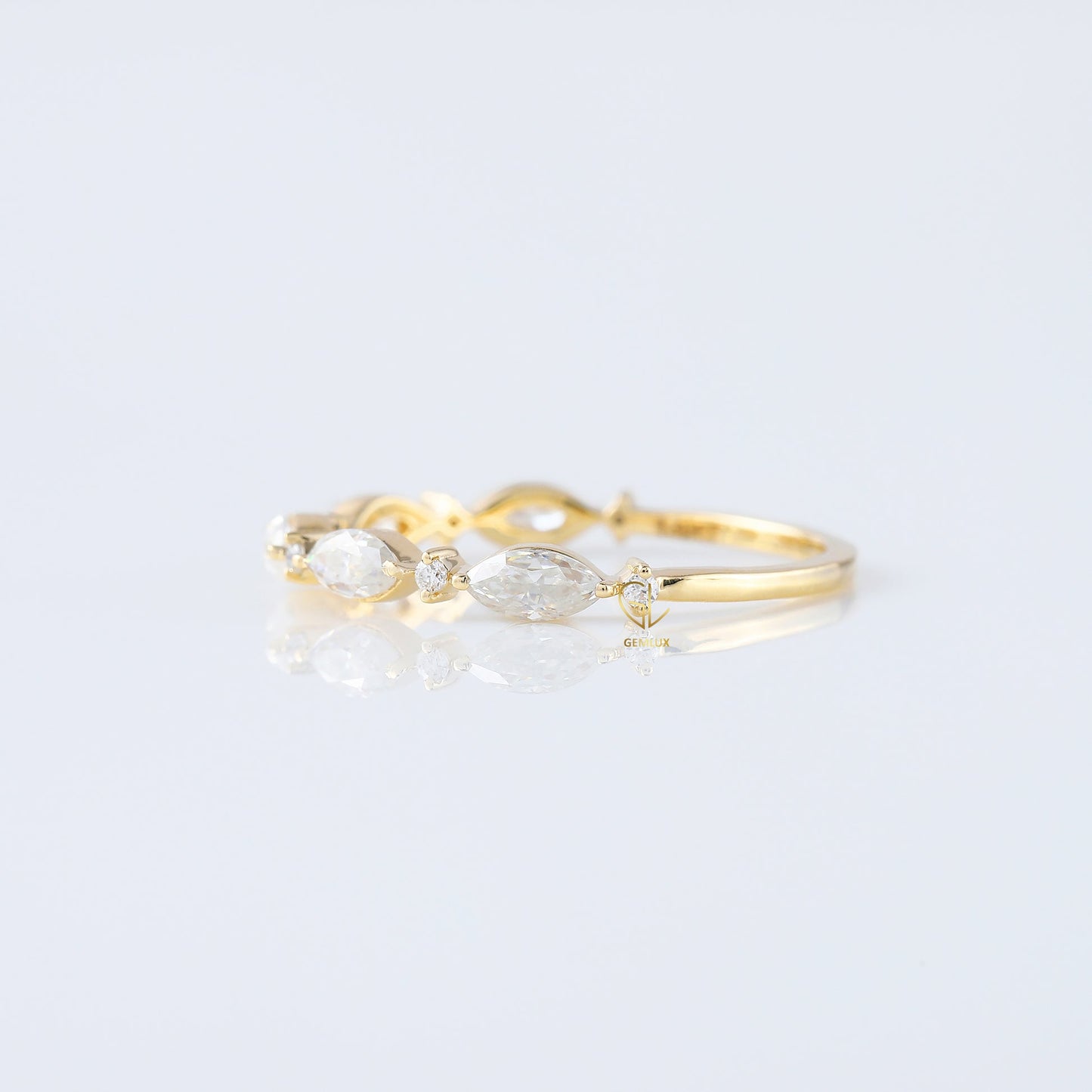 Special Ring for Mackenzie Kranstuber Alternative Stone Lab Grown Diamond Matching Eternity Band