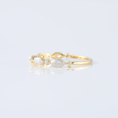 Special Ring for Mackenzie Kranstuber Alternative Stone Lab Grown Diamond Matching Eternity Band