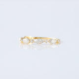 Alternative Stone Lab Grown Diamond Matching Eternity Band