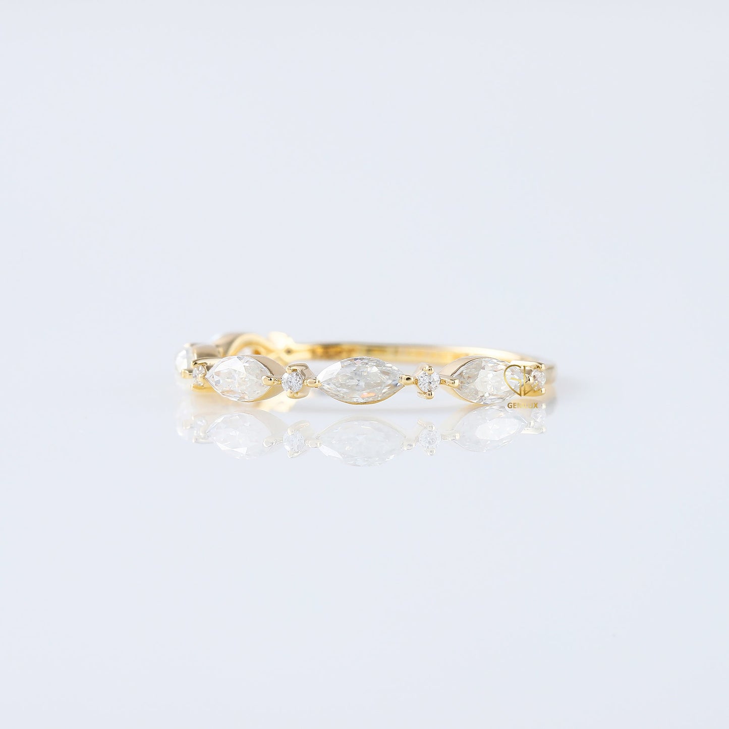 Special Ring for Mackenzie Kranstuber Alternative Stone Lab Grown Diamond Matching Eternity Band