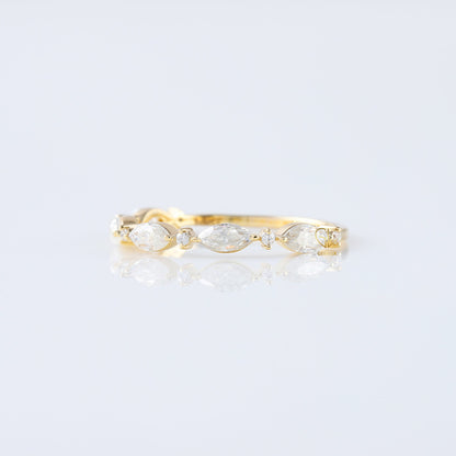 Special Ring for Mackenzie Kranstuber Alternative Stone Lab Grown Diamond Matching Eternity Band