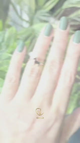 enamel horse ring 1