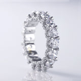 Round Moissanite Eternity Wedding Band diamond wedding bands​ wedding bands​ for women eternity ring eternity band ring​